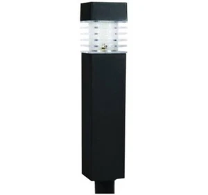 LAMPADA SOLARE PLASTICA QUADRA - cm.6,5x6,5x30,5h. FERR 271127 - Foto 1 di 1