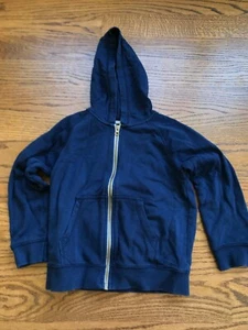 Carters Boys Navy Hooded Full Zip Sweatshirt Size 6 EUC - Picture 1 of 3