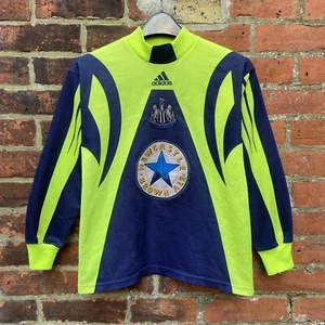 Newcastle 1998 1999 Goalkeeper Jersey Youth 164cm Adidas Vintage 90s Football - Picture 1 of 24
