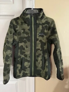 NEW Champion Authentic Athleticwear Womens Camo green, zip fleece jacket, Small - Picture 1 of 9
