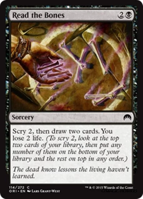 MTG - READ THE BONES - Magic Origins (C) - Image 1 of 1
