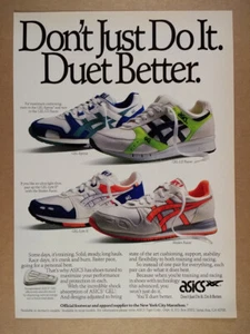1989 ASICS GEL Epirus LD Racer Lyte II Ekiden Running Shoes vintage print Ad - Picture 1 of 1