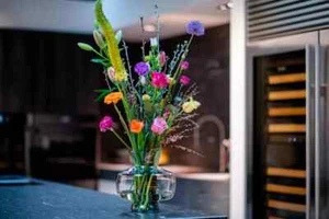 Dutz Vase RECYCLED MD2, H 26 cm, D 24 cm, Klar, Transparent, recyceltes Glas - Bild 1 von 2