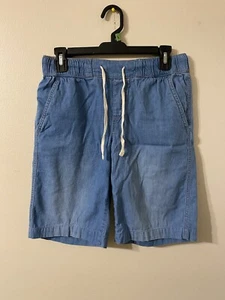 Womens Juicy Couture Blue Denim Style Bermuda Jean Shorts Size 6 10” Inseam - Picture 1 of 3