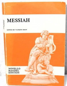 HANDEL Messiah - edited by Watkins Shaw - NOVELLO - VOCAL SCORE. - Picture 1 of 2