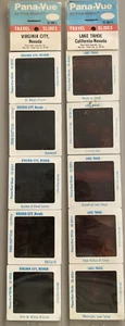 Color Film Slides Pana-Vue Virginia City Nevada Lake Tahoe California Travel - Picture 1 of 12