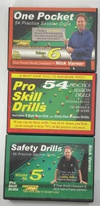 Predator Pro Skill Drills Pool Practice Secrets of the Pros DVD Nick Varner Lot - Picture 1 of 7