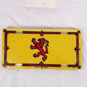 Scotland, Scottish, Rampant Lion 6"x12" Aluminum License Plate Tag Braveheart. - Picture 1 of 3