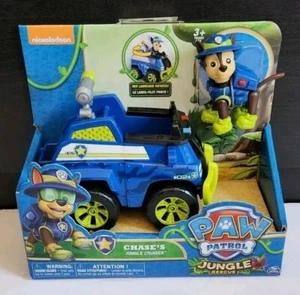 Paw Patrol Jungle Rescue Chase's Jungle Cruiser NEU Fahrzeug Figur komplett selten - Bild 1 von 3