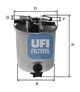 Filtro carburante - UFI 55.393.00