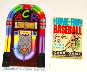 1962 HOME-RUN BASEBALL CARD GAME - Picture 1 of 4