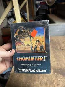 Vintage 1982 New NOS Sealed Choplifter Broderbund Atari Cartridge Video Game Box - Picture 1 of 13