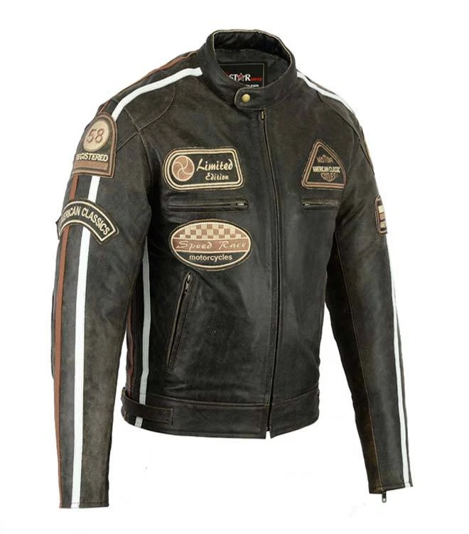 Chaqueta de Cuero, Chaqueta para Moto, Leather Jacket, Chaqueta Para Motorista - Imagen 1 de 1