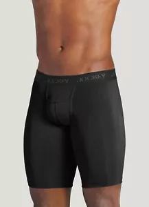 3 Pk Jockey Men's Underwear Sport Microfiber 10" Midway Brief Size L - Black - Picture 1 of 3