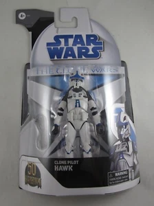 Star Wars The Black Series The Clone Wars Clone Pilot Hawk Target Exc 6 inch MIB - Bild 1 von 2