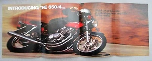 Kawasaki 650/4 1977 folleto a color original - Imagen 1 de 4