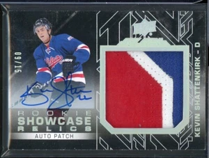 2015-16 UD Black Showcase Auto Relics Patch Silver Spectrum #KS K. Shattenkirk - Picture 1 of 2