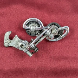 Desviador trasero Huret Svelto colgador de jaula corta vintage francés acero cromado - Imagen 1 de 5