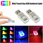 2X Mini LED USB Car Interior Light Neon Atmosphere Ambient Bulb Lamp Accessories TOYOTA Hiace