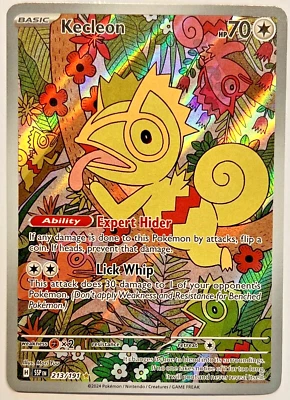 Pokémon Kecleon 213/191 Sv08: Surging Sparks Illustration Rare Holo M/NM - Image 1 of 2