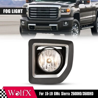 Luz antiniebla lado izquierdo para GMC Sierra 2500HD/3500HD 2015 2016 2017 2018 2019 Foto 1 de 4