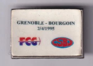 RARE PINS PIN'S .. SPORT RUGBY CLUB TEAM MATCH FCG GRENOBLE - BOURGOIN 1995 ~FY - Bild 1 von 1