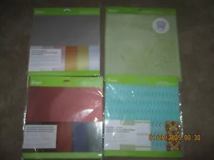3 Fogli Assortiti Cricut Washi, Ecopelle, Poster Metallizzato Brd + Tappetino da Taglio - Foto 1 di 6