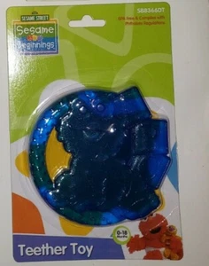 New Sesame Street Beginnings Blue Cookie Monster Teether Toy, Brand New,Baby Toy - Picture 1 of 2