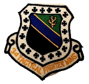 USAF 3d Tactical Fighter Wing Original Embroidered Patch RARE PATCH Vintage - Picture 1 of 2