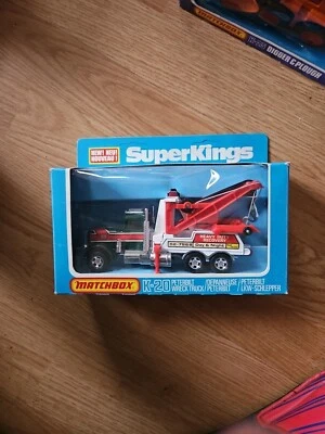 Vintage Matchbox Superkings K-20 Peterbuilt Heavy Duty Recovery Truck In Box  - Image 1 of 3