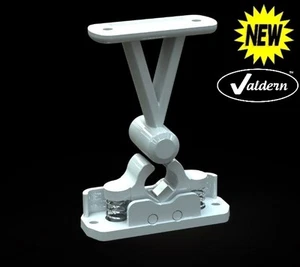 Viva Türhalter Fangclip Halter Wohnwagen Wohnmobil Boot statisch weiß Valdern - Bild 1 von 11