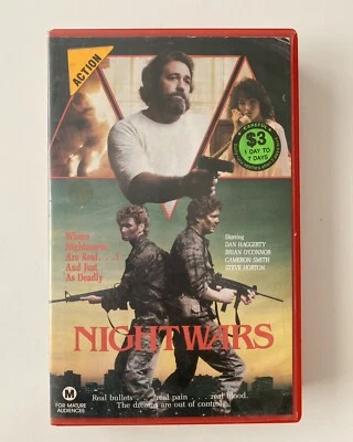 Night Wars [VHS] Macro Big Box Ex-Rental Video Tape David A. Prior NightWars - Image 1 of 4