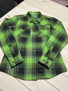 Women’s DIXXON The Creature Limited Edition Flannel Pre Pleat Size Small - Picture 1 of 8