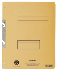 Exacompta 352504B Einhakhefter A4 1/1 Vorderdeckel Behördenheftung gelb - Bild 1 von 1
