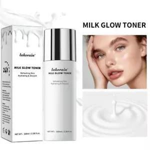 Lakerain Milk Glow Toner Brightening Moisturises and Softens The Skin B1X0 L1Y1 - Picture 1 of 14