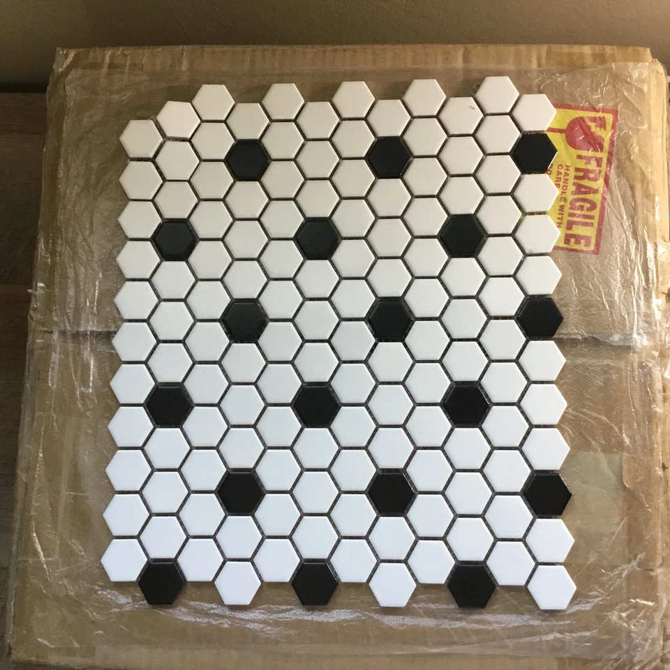 Azulejo retro hexagonal SomerTile 10,25" x 11,75" 50 hojas Foto 1 de 1