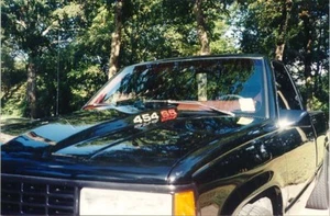 454 SS CHEVROLET MOTORHAUBE ABZIEHBILDER 1990-1991 Stil mit Farbauswahl KOSTENLOSER VERSAND - Bild 1 von 1