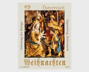austria 2023 autriche Christmas Adoration 3 Kings Parish Church Oppenberg 1v mnh - Picture 1 of 1