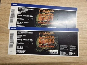 2 ASP-Tickets - Konzert am 24.05.25 in Erfurt, Dunkelromantische Mainächte - Bild 1 von 1