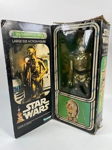 Vintage Star Wars See-Threepio C-3PO 12" Large Size Actionfigur OVP - Bild 1 von 21
