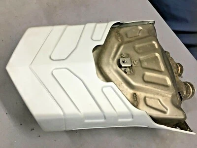 Ducati 749 999 OEM Muffler , Heat shield & Tail Light Mount - Image 1 of 4