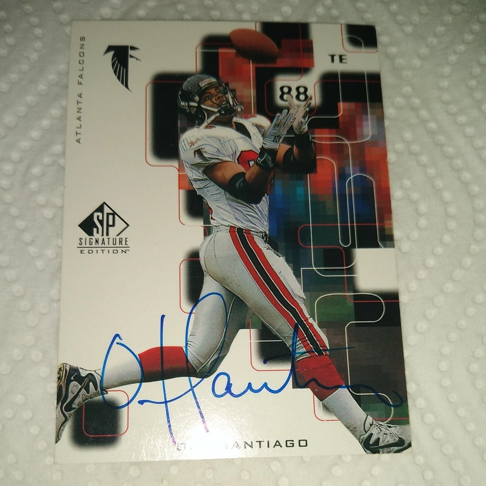 O.J. Santiago 1999 SP Signature Edition Autograph Atlanta Falcons Kent State  - Image 1 of 1