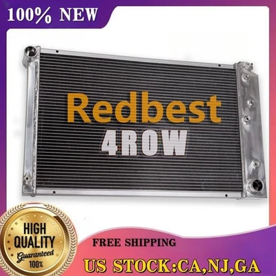 Radiador de 4 filas para Chevy Pontiac Caprice Chevelle Ventura Grand LeMans 1970-88 Foto 1 de 4