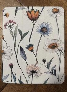 Brand new Soke Case for iPad Pro 13 with pencil holder, Tri-Fold, Flowers - Picture 1 of 4