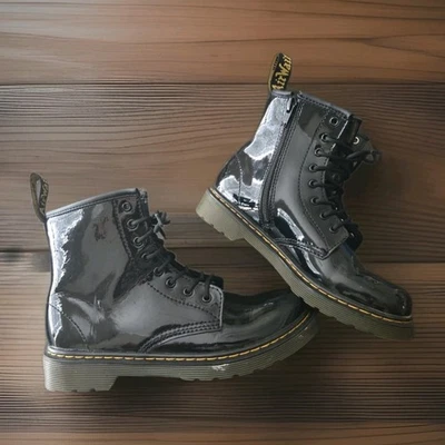 Original Dr. Martens AirWair Boots Ankle Softy T Leather 1460 J Junior US 3 UK 2 - Image 1 of 4