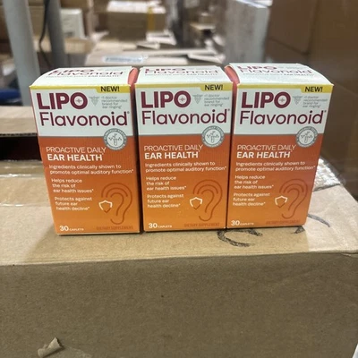 Lipo Flavonoide Proactive Ear Health, 30 Comprimidos. Pack de 3. Caducado. Foto 1 de 4