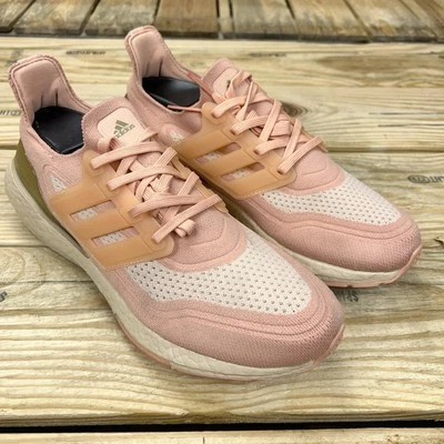 Adidas Ultraboost 21 FY3953 Women's Size 9 Pink Primeblue Running Shoes (No Box) - Image 1 of 4