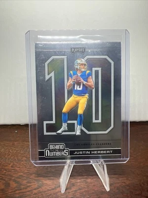 2020 Panini Playoff - Behind the Numbers Justin Herbert #BTN-26 (RC) - Image 1 of 2