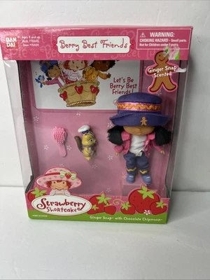 Muñeca de pastel corto de fresa Best Friends Berry ardilla chocolate a presión de jengibre Foto 1 de 4