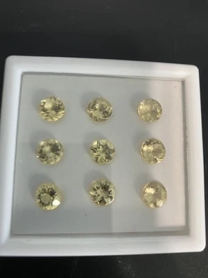 VS1  1.65 CARAT  GOLDEN BERYL 8 MM ROUND CUT  MEDIUM COLOR - Image 1 of 4